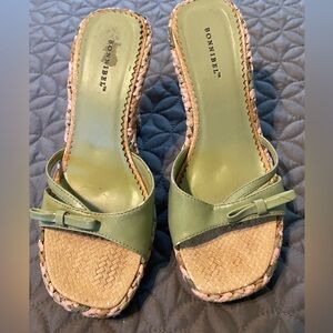Women’s wedge slip on sandals. Size 5.5